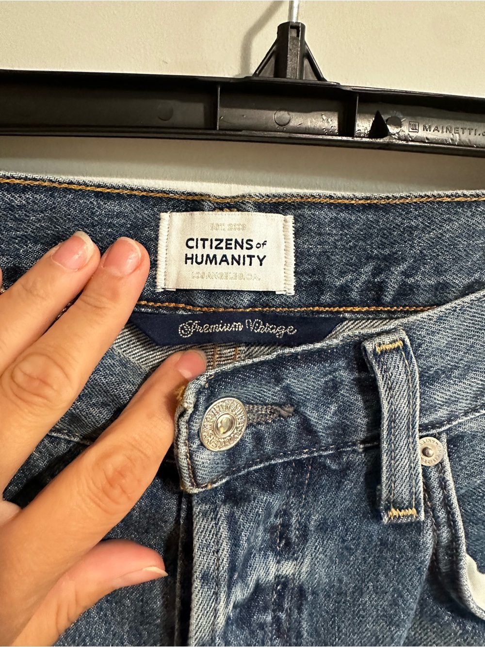 Citizens Of Humanity Annina High-Rise Jeans - Medium Blue Wash 25 Like New - Picture 3 of 9